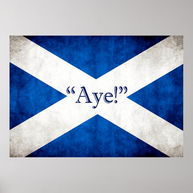 Poster Ecosse, AYE ! (Devant)