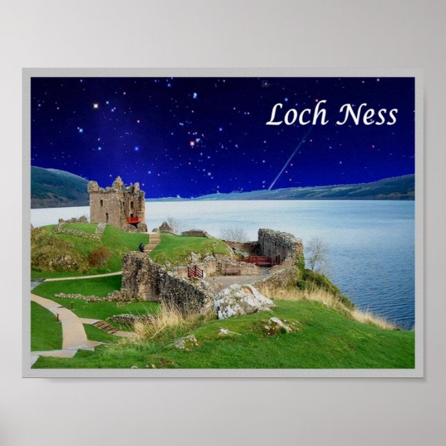 Poster Écosse - Loch Ness - (Devant)