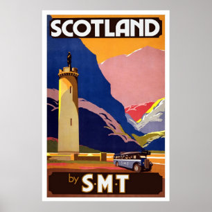Poster Écosse par SMT