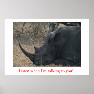 Poster Écoute quand je te parle !