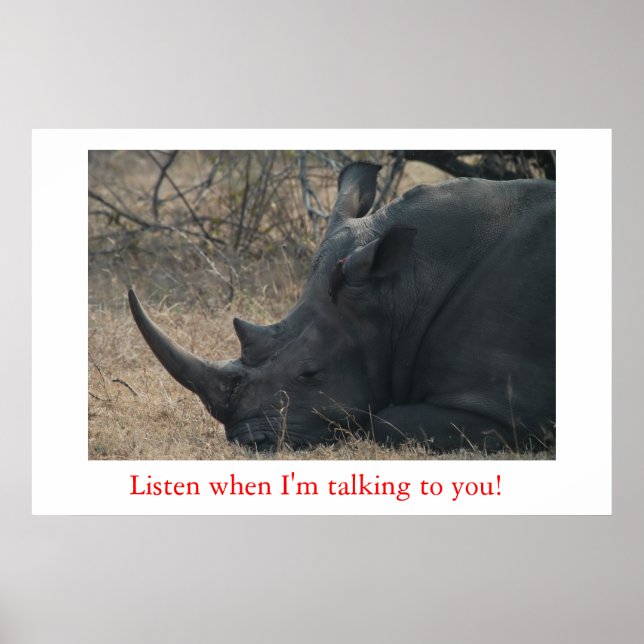 Poster Écoute quand je te parle ! (Devant)