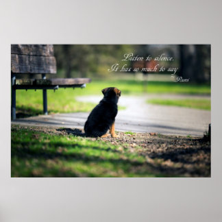 Poster Écouter le silence