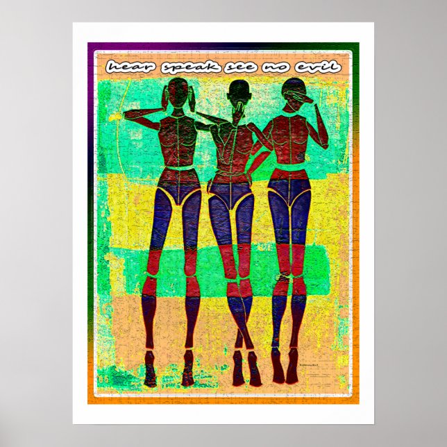 Poster Écoutez parler Ne voir aucun mal (Devant)