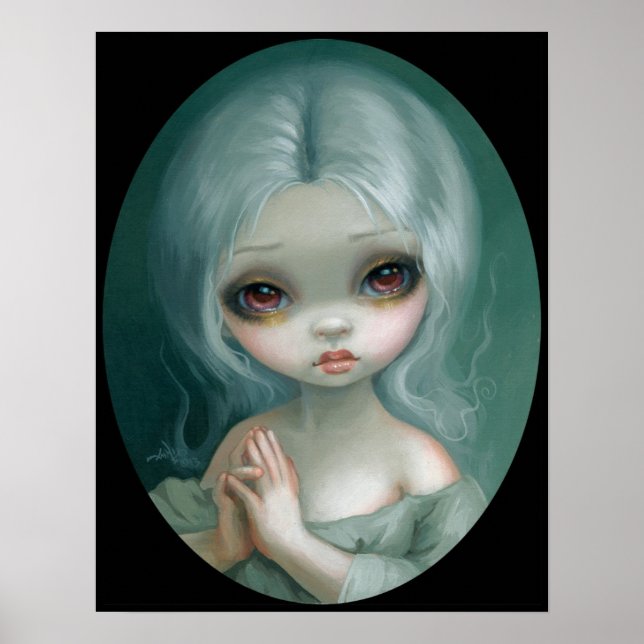 Poster Ecran de grand oeil de pensée enjoué Jasmine Becke (Devant)