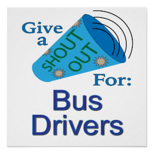 Poster Écrire pour les conducteurs de bus