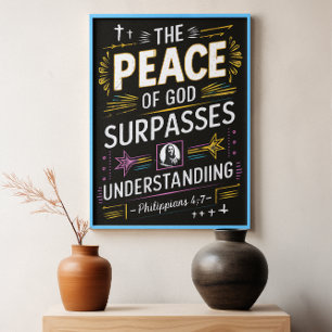 Poster Écriture Sacrée Décorée