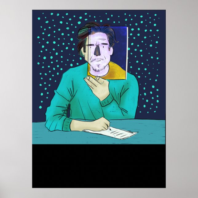 Poster Écrivain - Karl Ove Knausgaard (Devant)