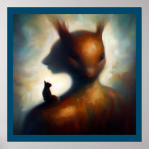 Poster Écureuil animal Spirit 2