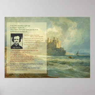 Poster Edgar Allan Poe Annabel Lee