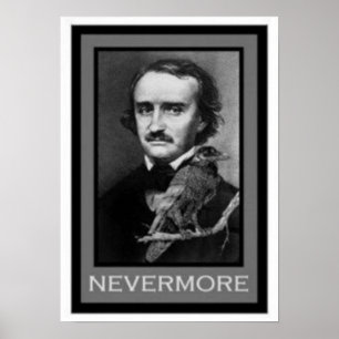 Poster Edgar Allen Poe et Raven