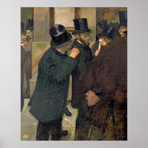 Poster Edgar Degas   à la bourse des valeurs, c.1878-79