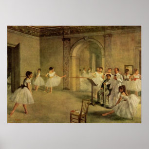 Poster Edgar Degas Ballerinas Canvases, Imprimantes et Af