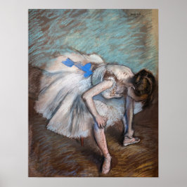 Poster Edgar Degas - Danseur assis