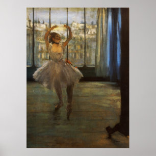 Poster Edgar Degas Danseuse posant chez un photographe