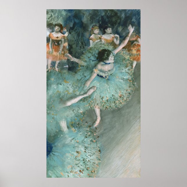 Poster Edgar Degas Edgar Dancer (Danseuse en vert) (Devant)