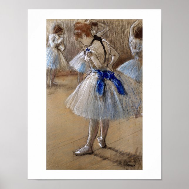 Poster Edgar Degas | Étude d'un danseur (Devant)