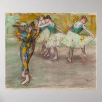 Edgar Degas - Harlequin Dance