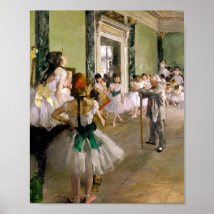 Poster Edgar Degas La Classe Danse