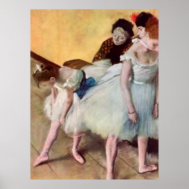 Poster Edgar Degas La Classe De Danse (Devant)