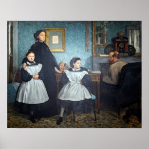 Poster Edgar Degas - La Famille Bellelli