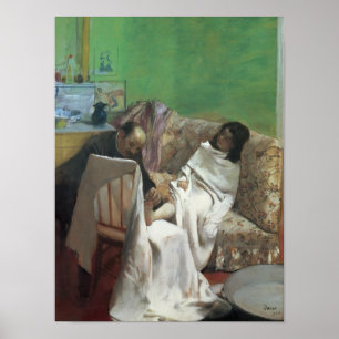 Poster Edgar Degas   la pédicurie, 1873