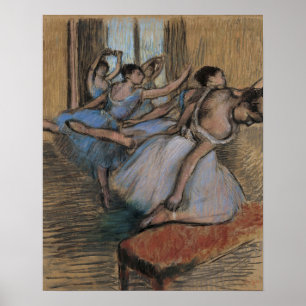 Poster Edgar Degas   les danseurs