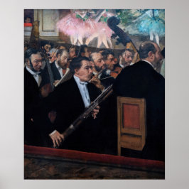 Poster Edgar Degas - Orchestre à l'Opéra