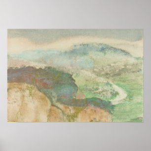 Poster Edgar Degas - Paysage