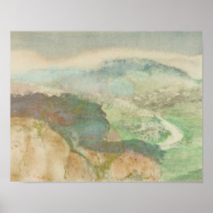 Poster Edgar Degas - Paysage