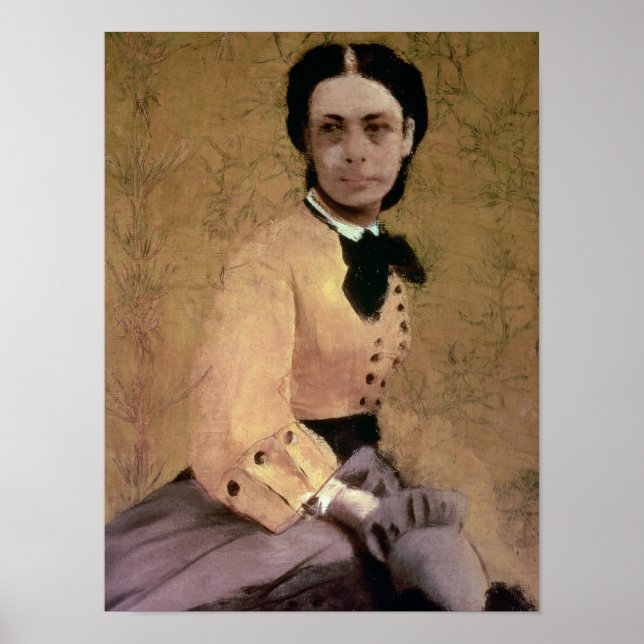 Poster Edgar Degas | Portrait de Pauline de Metternich (Devant)