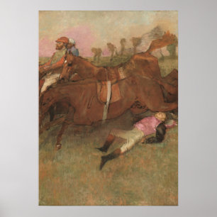 Poster Edgar Degas Scene from the steeplechase