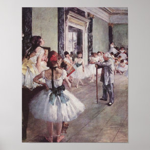 Poster Edgar Degas The Dance Class