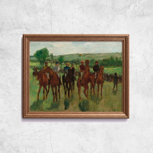 Poster Edgar Degas The Riders Horses Art (Edgar Degas The Riders Horses Art Poster
)