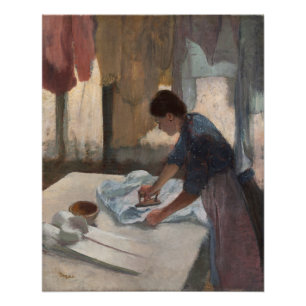 Poster Edgar Degas Woman ironing, c.1876-87
