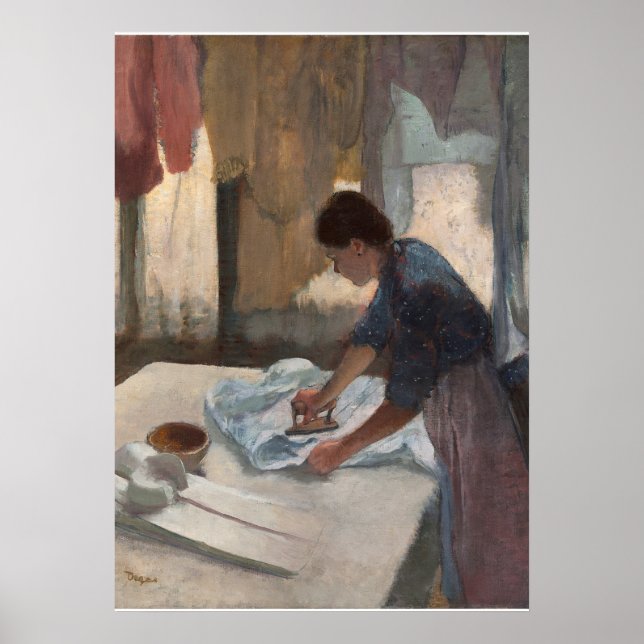 Poster Edgar Degas | Woman ironing, c.1876-87 (Devant)