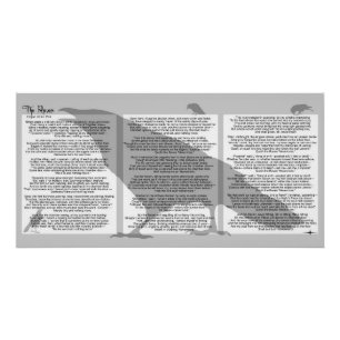 Poster Edgar Poe Le Corbeau