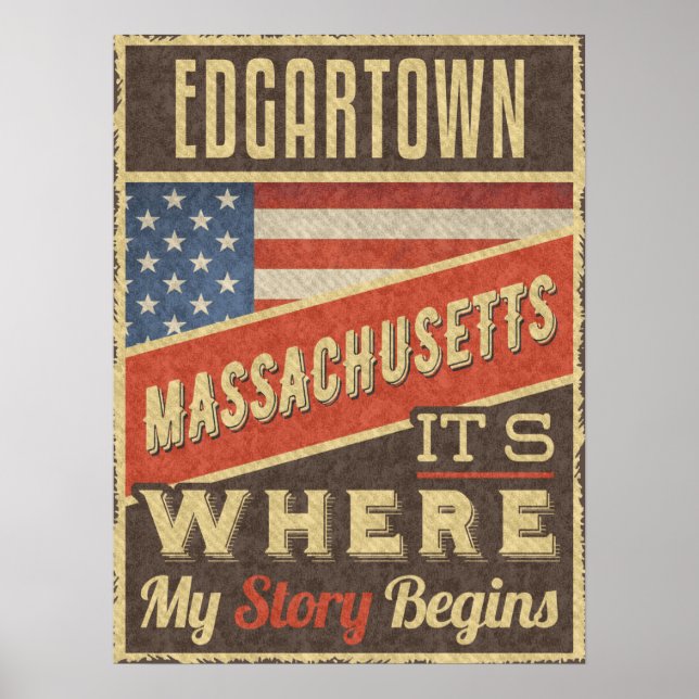 Poster Edgartown Massachusetts (Devant)
