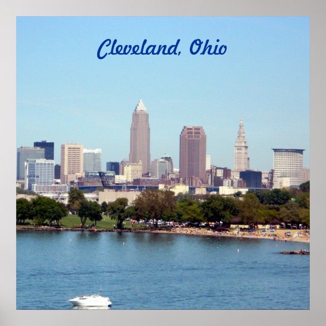 Poster Edgewater Beach-Cleveland Ohio (24X24) (Devant)