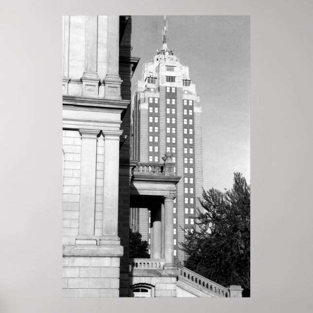 Poster Édifice national du Michigan (Devant)