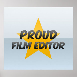 Poster Éditeur de film fier