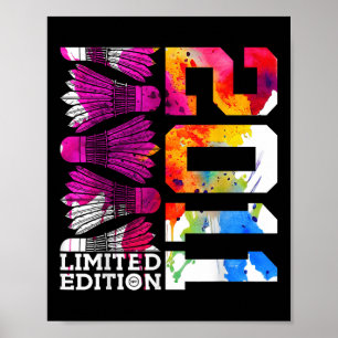Poster Édition limitée Badminton 14e anniversaire 2011