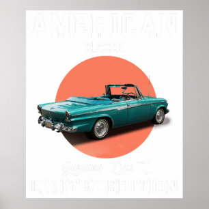 Poster édition limitée de qualité véritable classique amé