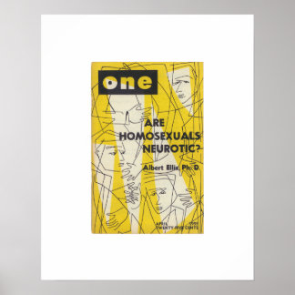 Poster Edition limitée ONE Magazine, avril 1955 Imprimer