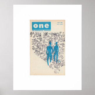 Poster Edition limitée ONE Magazine, mai 1960 Imprimer