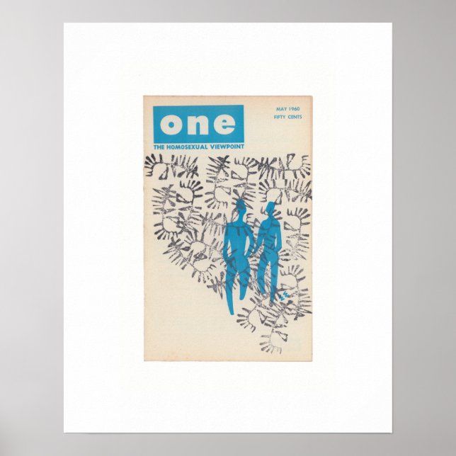 Poster Edition limitée ONE Magazine, mai 1960 Imprimer (Devant)