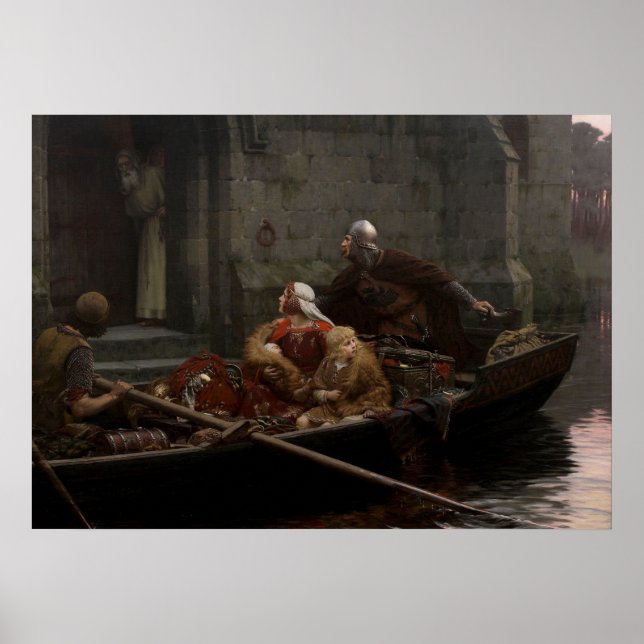 Poster Edmund Blair Leighton - En temps de péril (Devant)