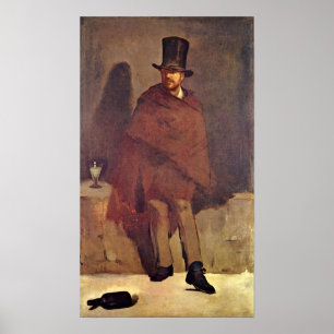 Poster Edouard Manet - buveur d'absinthe