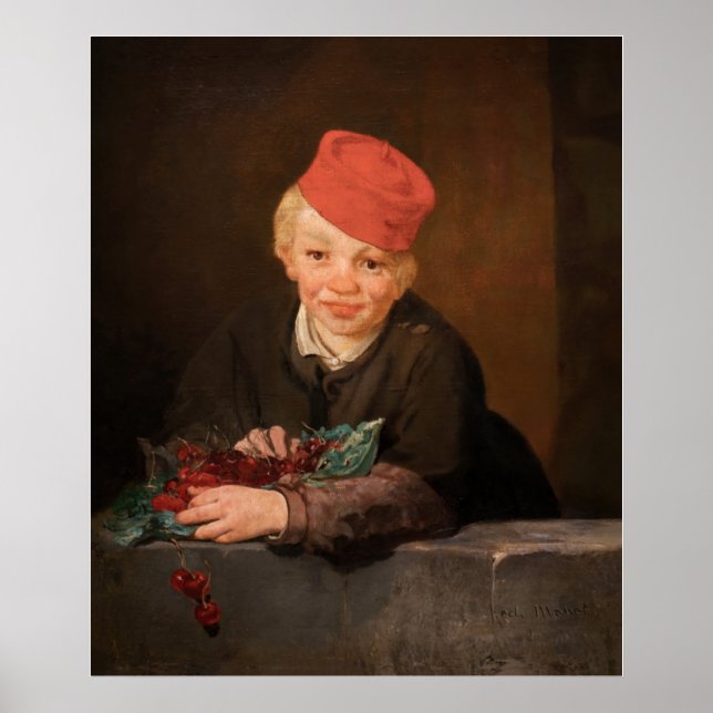 Poster Edouard Manet - Garçon aux cerises (Devant)
