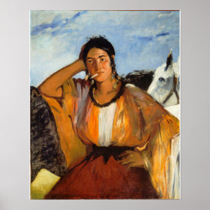 Poster Edouard Manet - Gitan Avec Cigarette