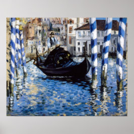 Poster Edouard Manet - Grand Canal, Venise